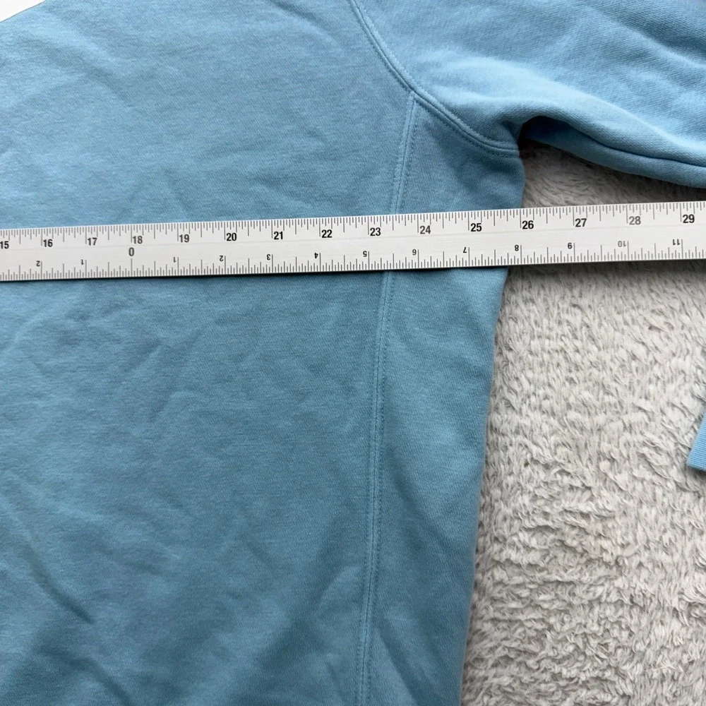 Nike Womens XL Crewneck Sweatshirt Light Blue Futura Logo Pullover Active